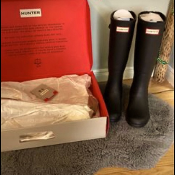 Hunter Shoes - Hunter - Woman’s Tall Adjustable Black Rain Boot